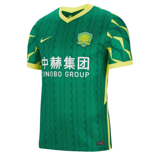 Heimtrikot Thailand Guoan 2021-2022 Grün Günstige Fußballtrikots